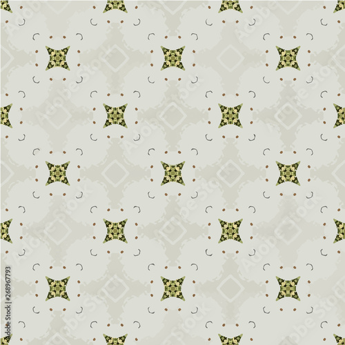 Abstract geometric seamless pattern handmade ethnic and tribal motifs. Bohemian ethnic tile printing