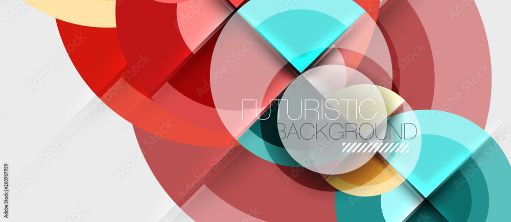 Circular geometrical design template Circular geometrical design template