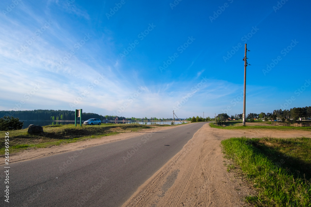 image of a country road