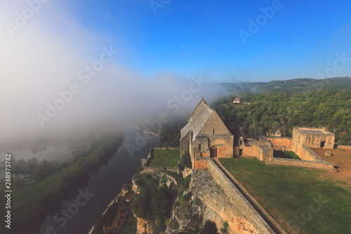 Chateau Beynac medieval castle in Dordogne France