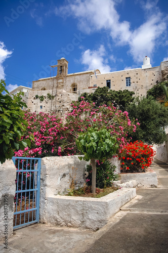 17th century Orthodox Christian Chrysoskalitissa Monastery located near Innachori municipal unit on Crete Island, Greece photo