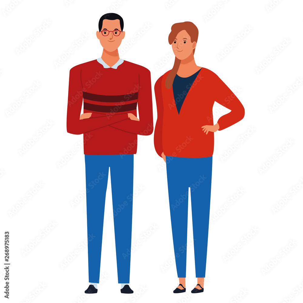 couple avatar cartoon character couple avatar cartoon character