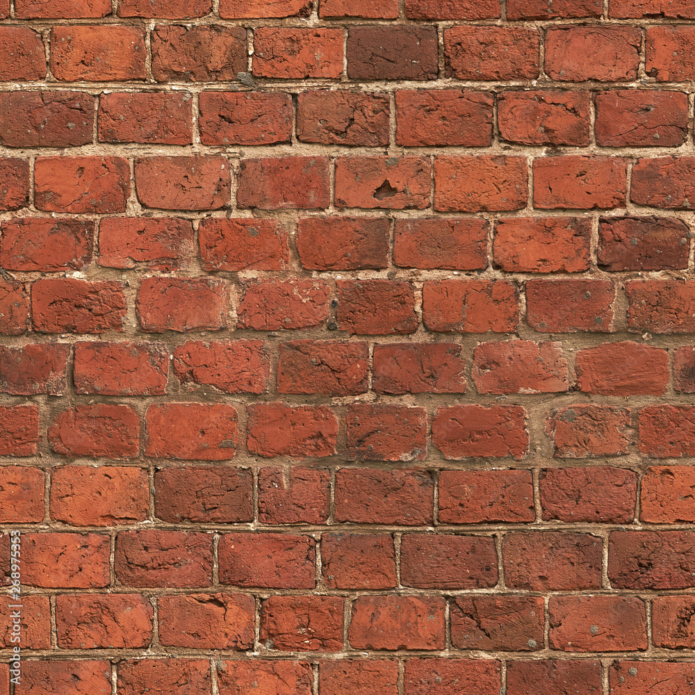 Old red brick wall texture Old red brick wall texture