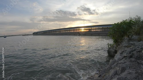 Wallpaper Mural Port Klang Jetty Sea view at Sunset Torontodigital.ca