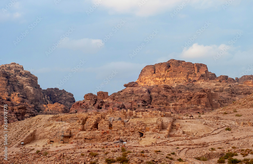 wadi rum desert landscape in Jordan