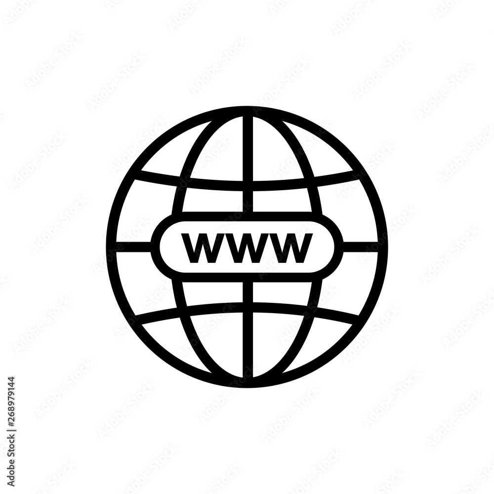 Website icon symbol vector Website icon symbol vector