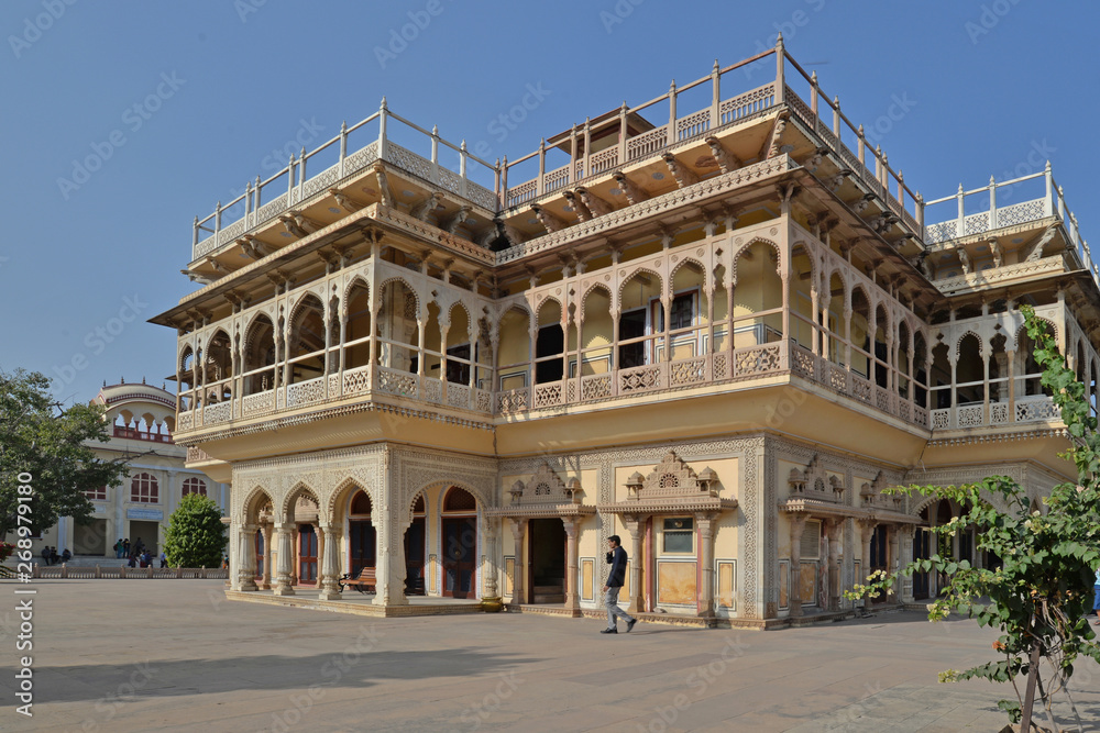 One pavilion, City Palace, Jaipur, Rajasthan