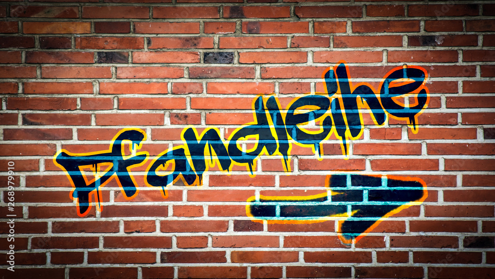 Obraz premium Schild 394 - Pfandleihe