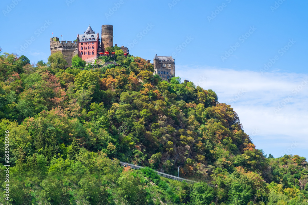 Die Burg Schönburg bei Oberwesel am Rhein