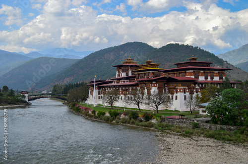 Punakha Dzong Monastery in Bhutan