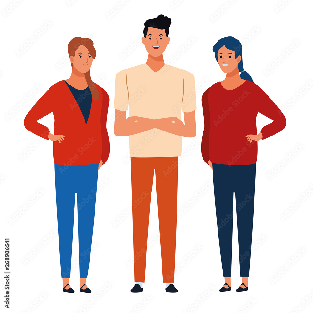 group of people avatar cartoon character group of people avatar cartoon character