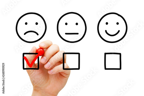 Φωτογραφία Negative Customer Feedback Survey Concept