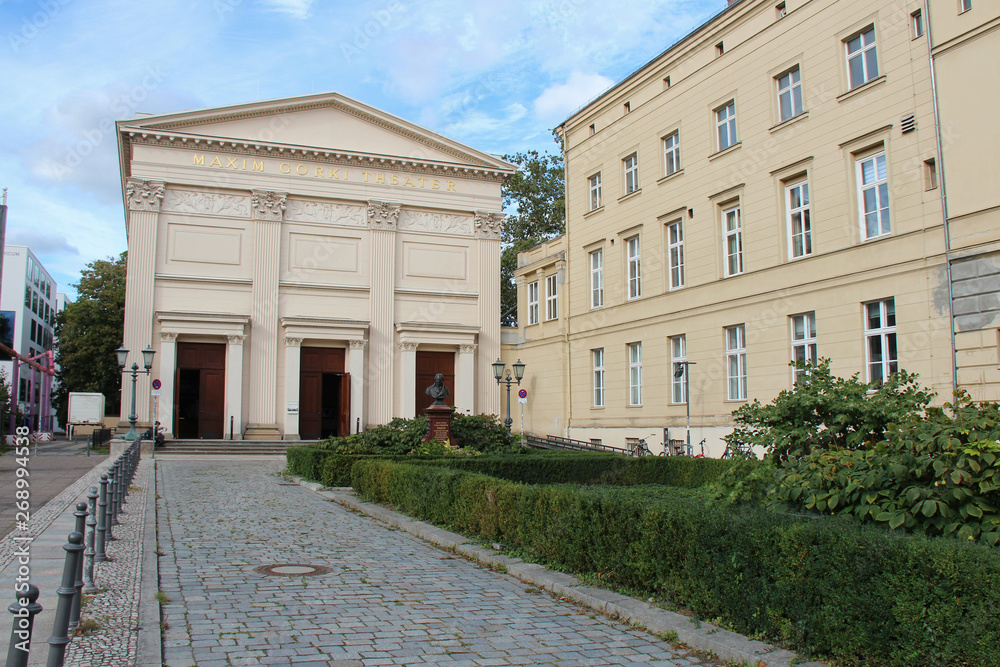 building (maxim-gorki-theater) in berlin (germany)