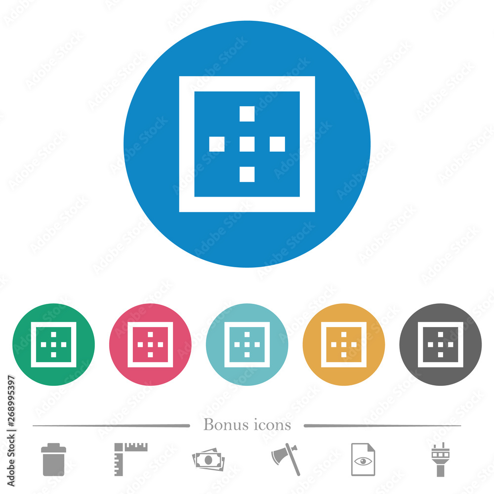 Outer borders flat round icons Outer borders flat round icons