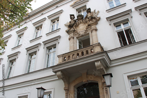 Photography baroque building on unter den linden in berlin (germany)