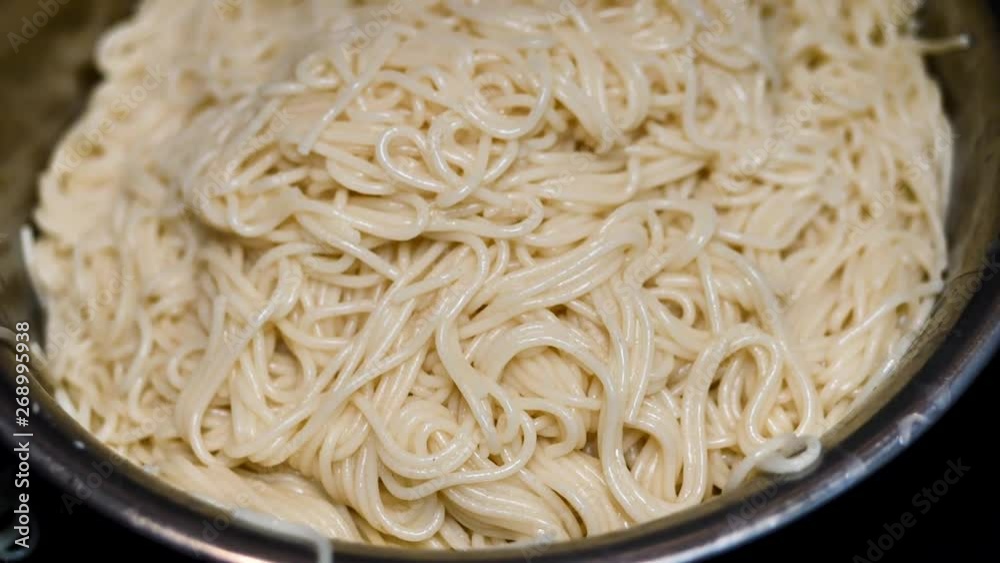 Boiling pasta spaghetti prepare for cooking, slow motion. Boiling pasta spaghetti prepare for cooking, slow motion.