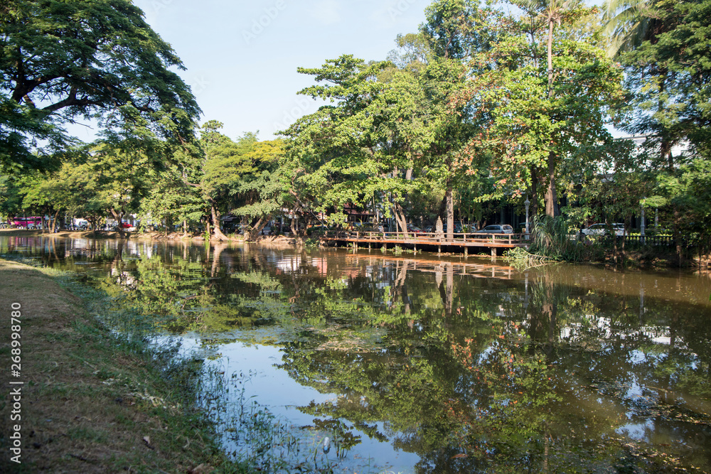 CAMBODIA SIEM REAP CITY RIVER