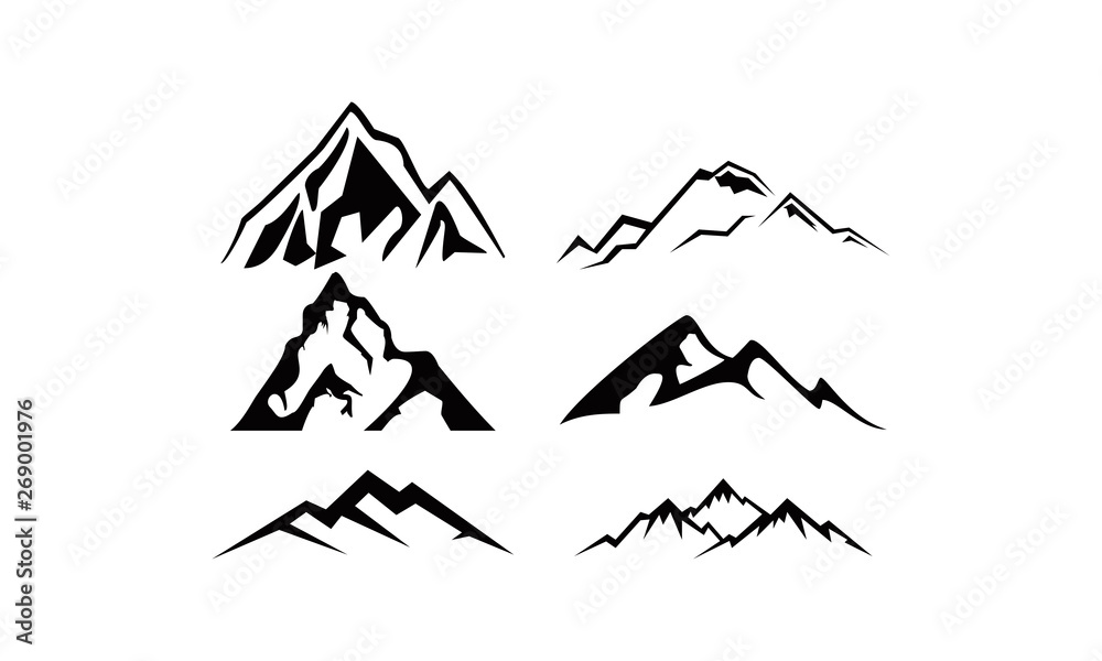 logo set mountain