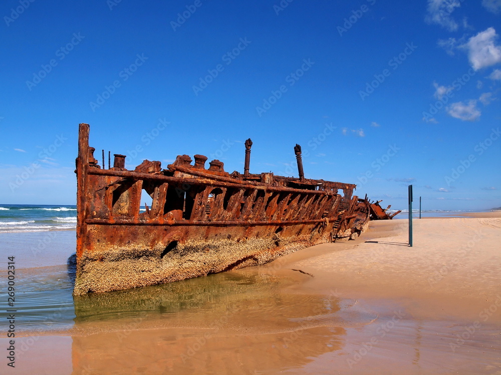 Wreck of Maheno.. Fraser Island