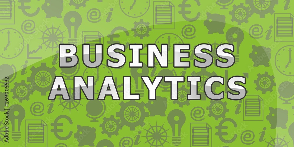 Fototapeta premium Green background with text