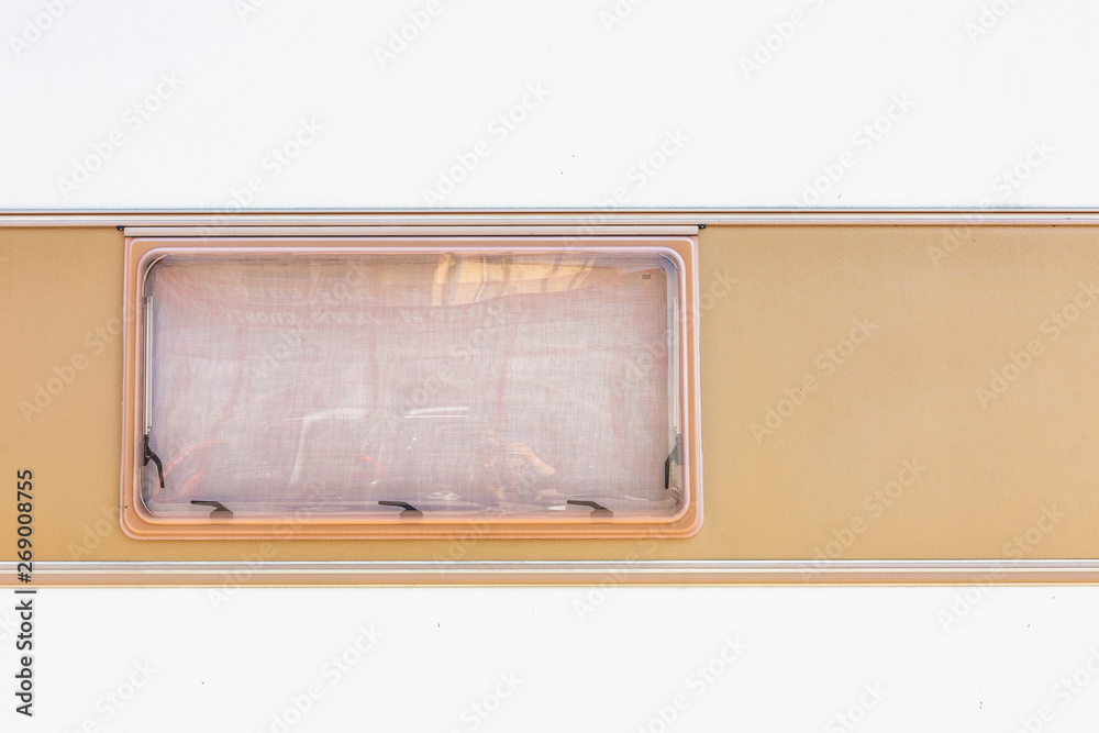 Fototapeta premium van window beige lines stripe geometry invoice