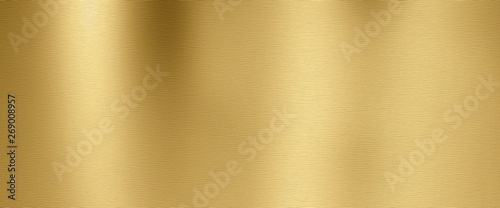 Leinwand Poster Golden metal texture background