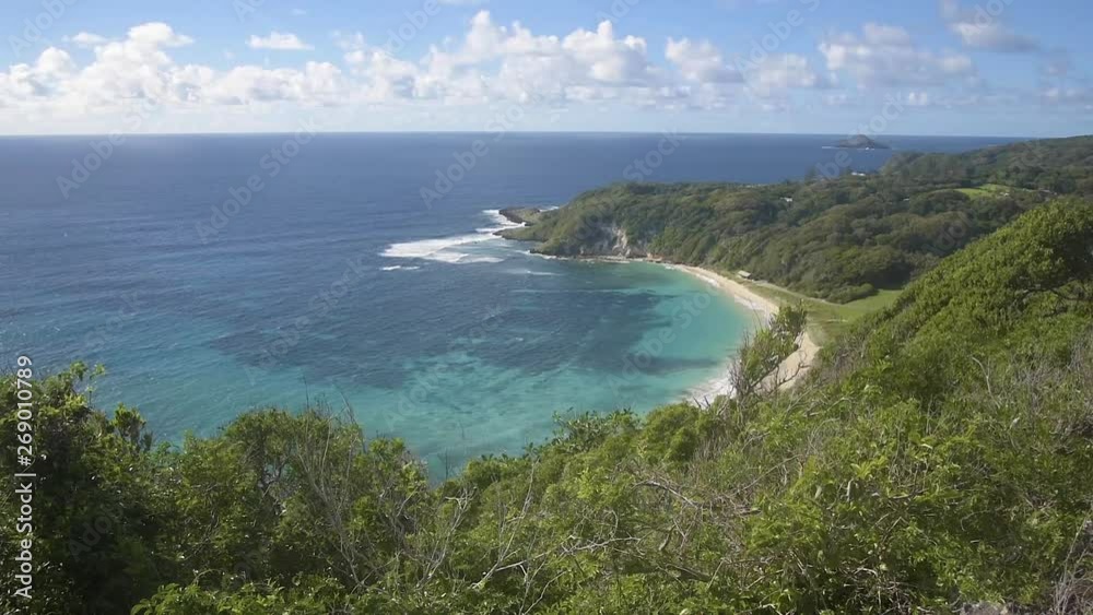 Time lapse of waves moving into Neds Beach POV Malabar Hill - Lord Howe Island Time lapse of waves moving into Neds Beach POV Malabar Hill - Lord Howe Island