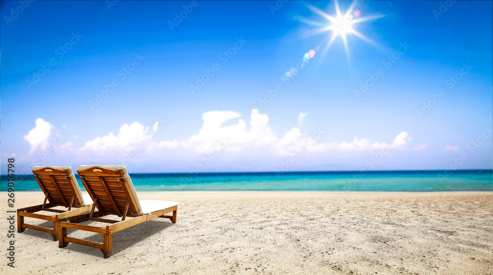 summer landscape of beach and ocean summer landscape of beach and ocean
