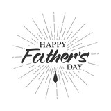 Happy Fathers Day greeting card. Vector illustration.