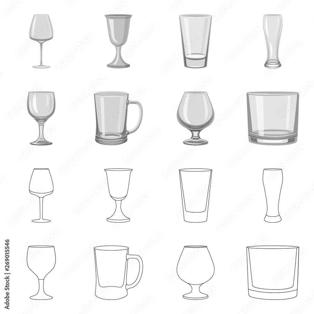 Vector design of form and celebration sign. Set of form and volume vector icon for stock. Vector design of form and celebration sign. Set of form and volume vector icon for stock.