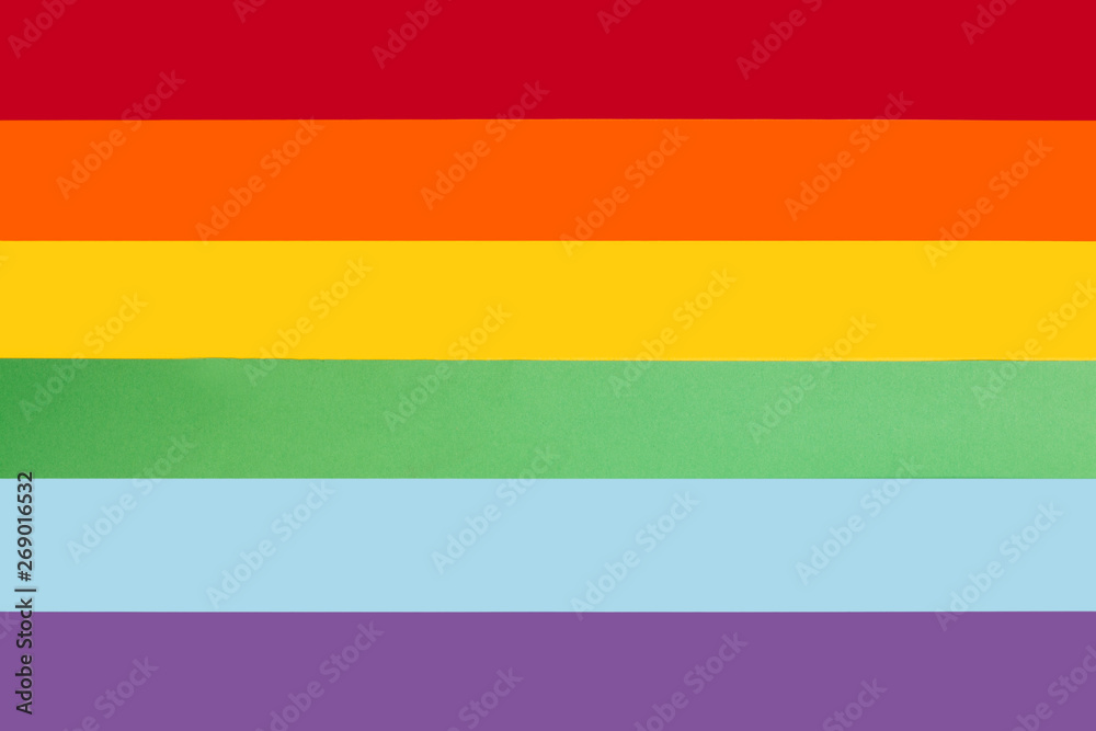 Bandera de arco iris símbolo lgtb