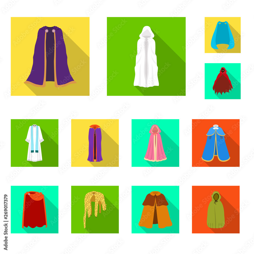 Vector design of material and clothing symbol. Set of material and garment vector icon for stock. Vector design of material and clothing symbol. Set of material and garment vector icon for stock.
