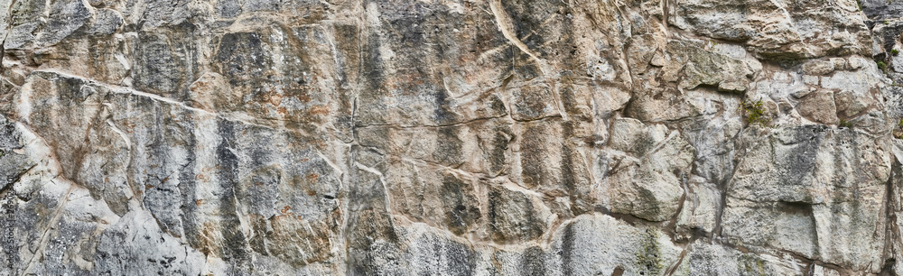 Naklejka premium Detail of a raw rock wall