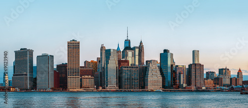 NYC skyline panorama