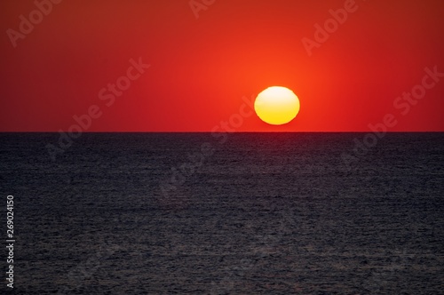 Sonnenuntergang - Nordsee - Dänemark