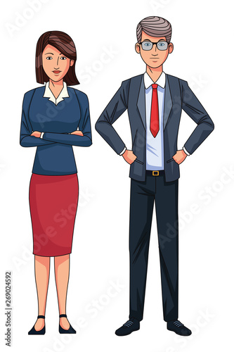 business couple avatar