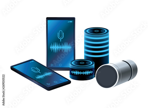 cellphones and speakers