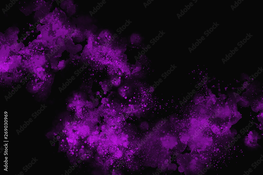 Abstract violet color design on dark background