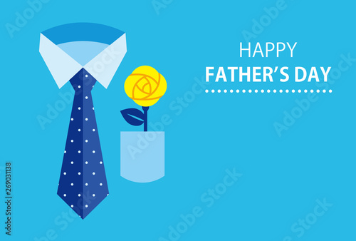 Yellow Rose In The Pocket & Dot Necktie