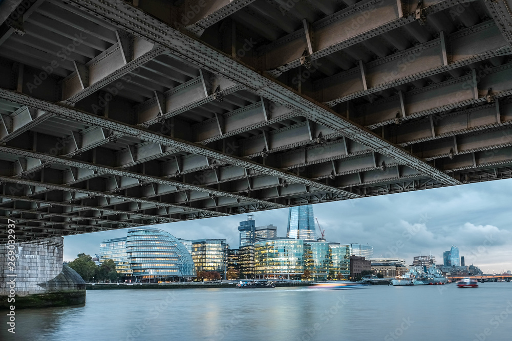 Underneath Tower Bridge Underneath Tower Bridge