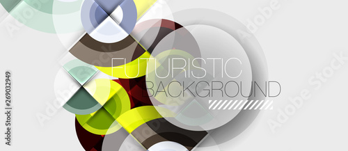 Circular geometrical design template