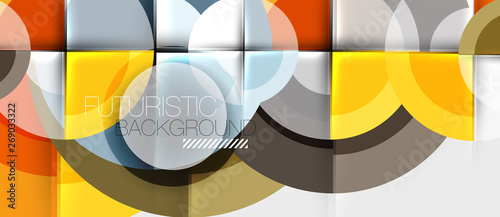 Circular geometrical design template