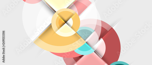 Circular geometrical design template