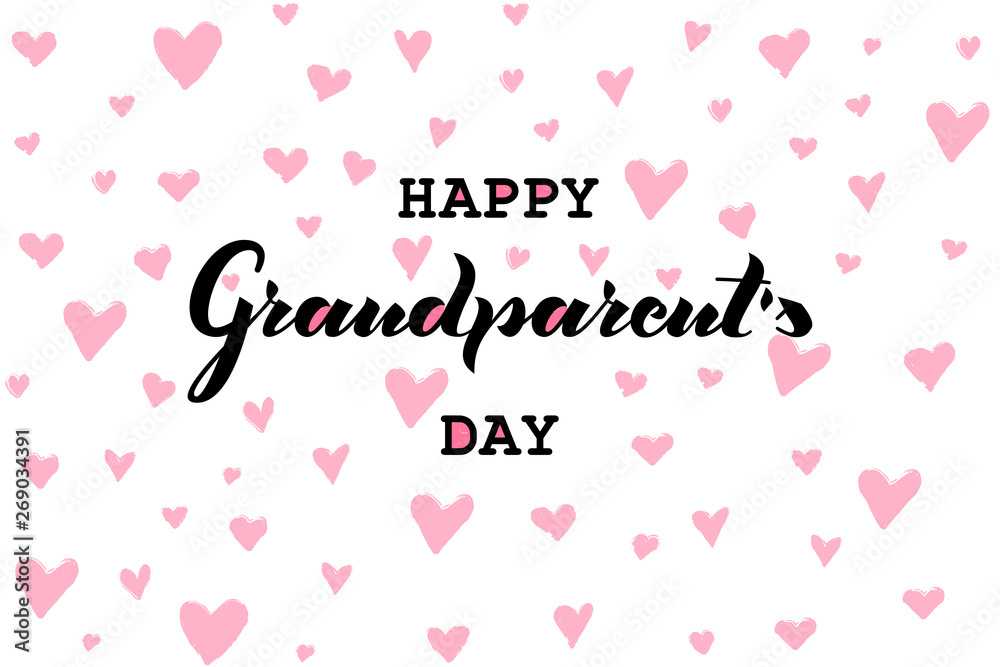 Happy Grandparent Day vector illustration.