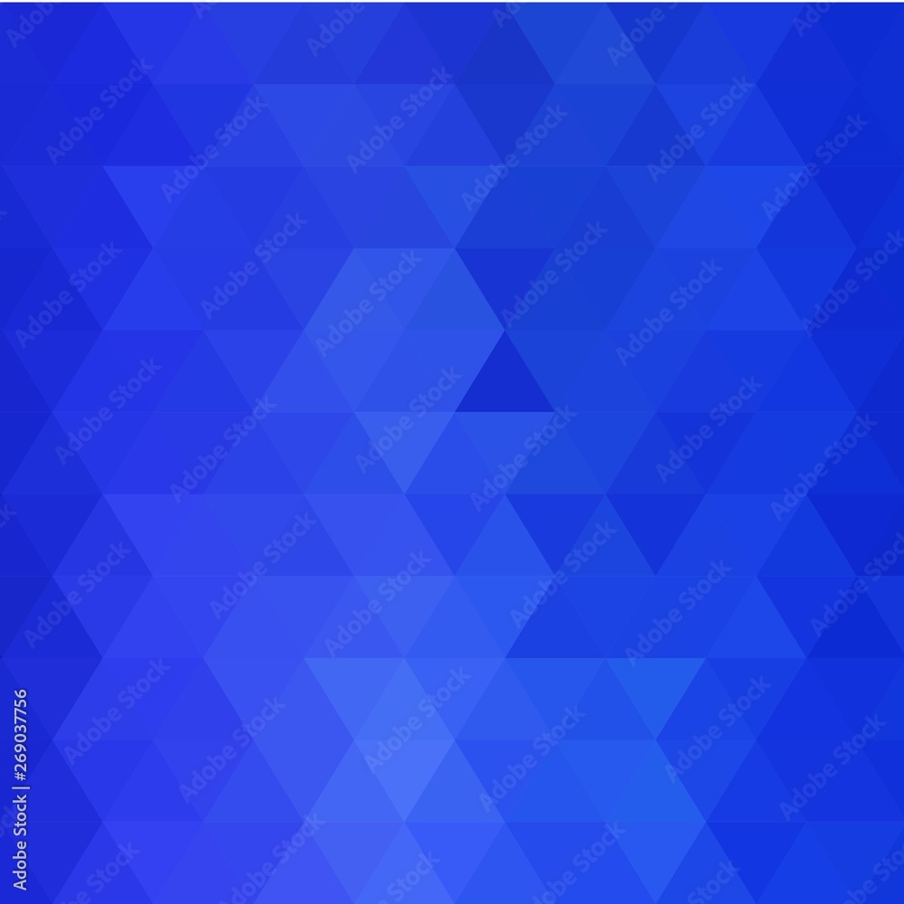 Obraz premium blue triangular background. abstract vector illustration. eps 10