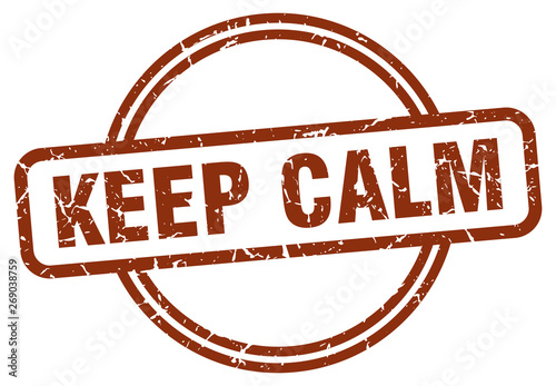 keep calm stamp