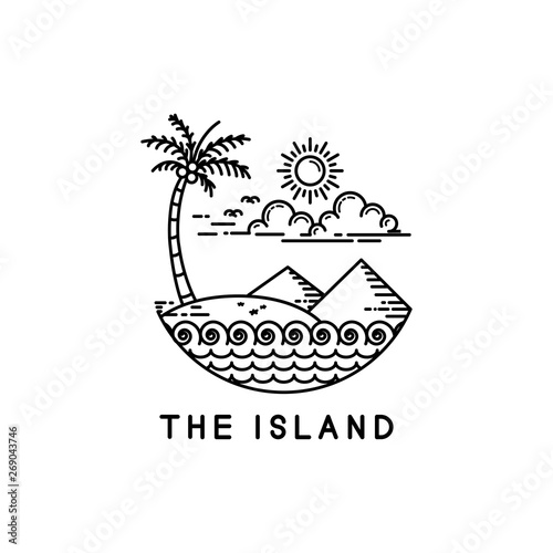 tropical island