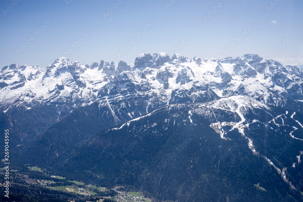 western side of Brenta range, Trentino, Italy