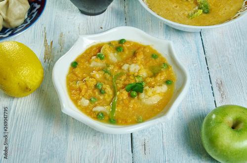 Maharashtrian  Vegetable Lentil Stew with Goda Masala photo