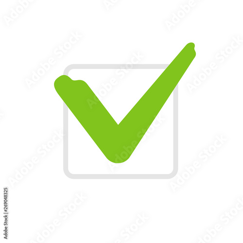 Check mark modern color icon